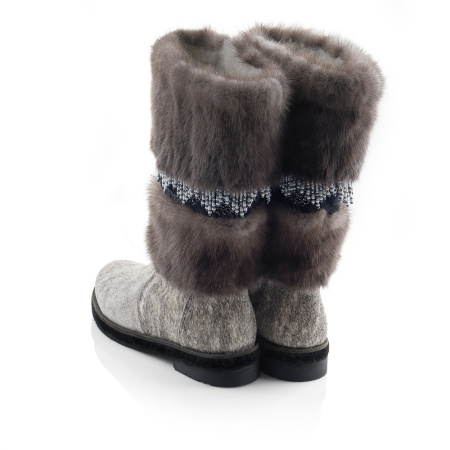 Унты женские из камуса лошади "Норка"